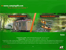 Tablet Screenshot of camping49.com